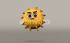 硬核AE模板-新型冠状病毒表情符号动画