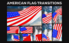 硬核PR模板-美国国旗过渡转场